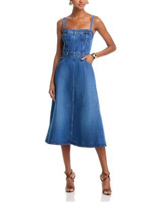 Jovie Bustier Midi Dress by L'AGENCE