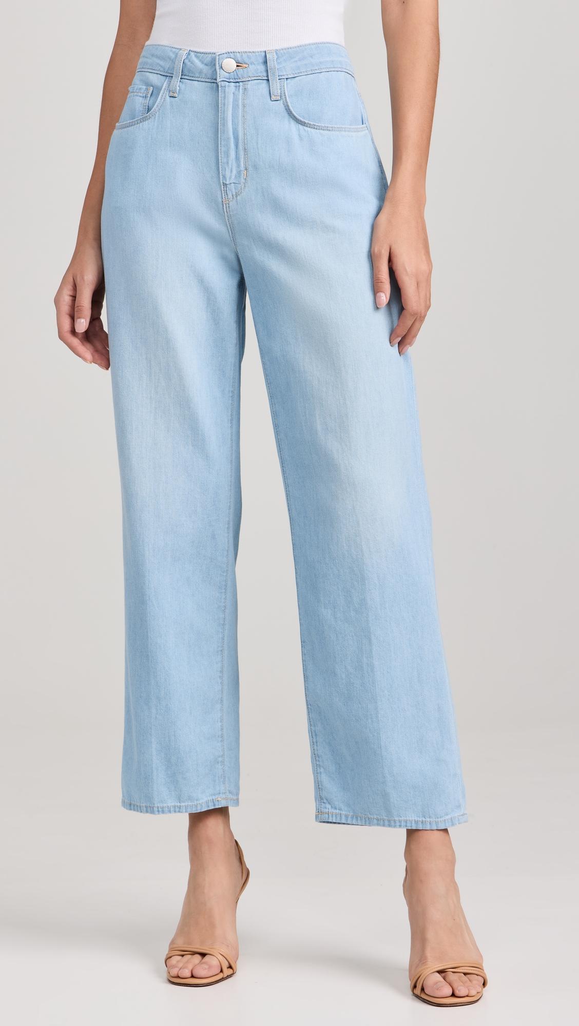 June Crop Stovepipe Jeans by L'AGENCE