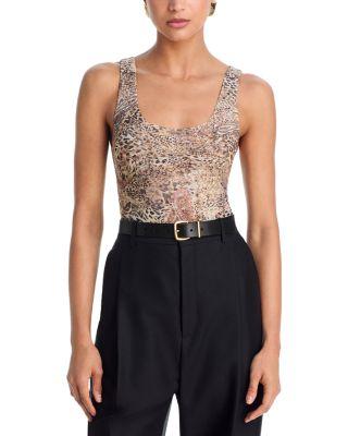 Kalea Scoop Neck Tank Bodysuit by L'AGENCE
