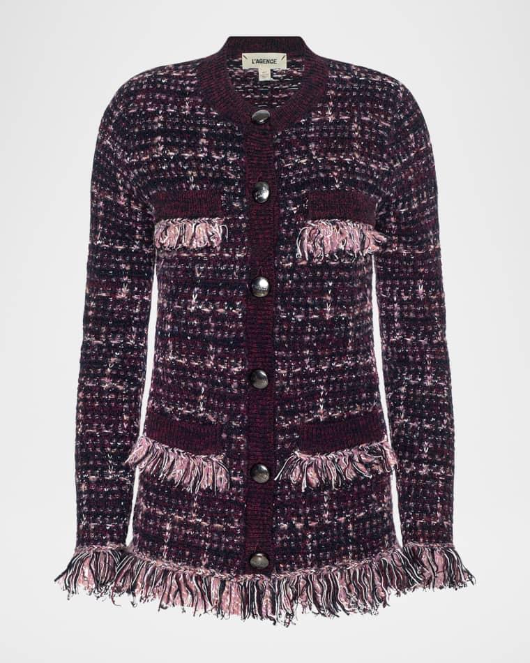 Kastoria Fringe Cardigan by L'AGENCE