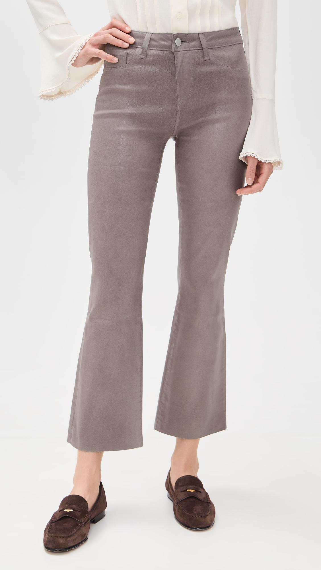 Kendra Crop Flare Jeans by L'AGENCE