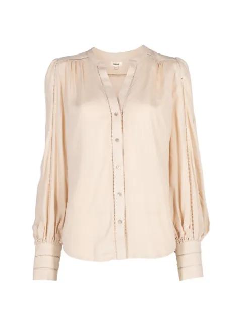 Kiera ladder-trim blouse by L'AGENCE