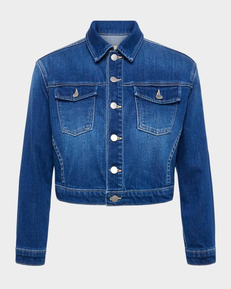 Koda Cropped Denim Jacket by L'AGENCE