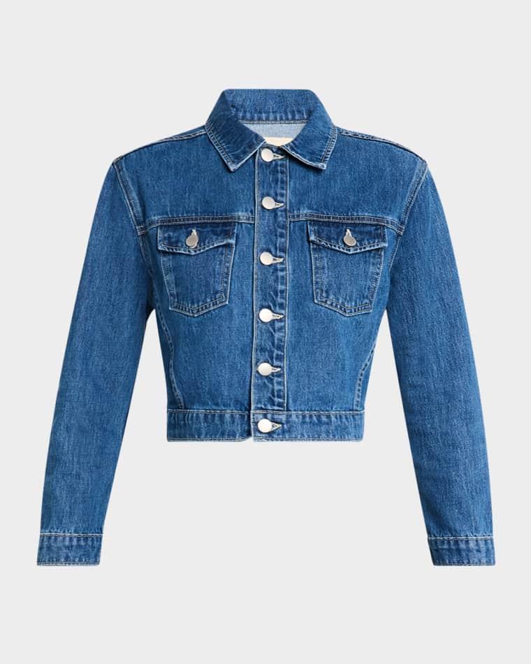 Koda Cropped Denim Jacket by L'AGENCE