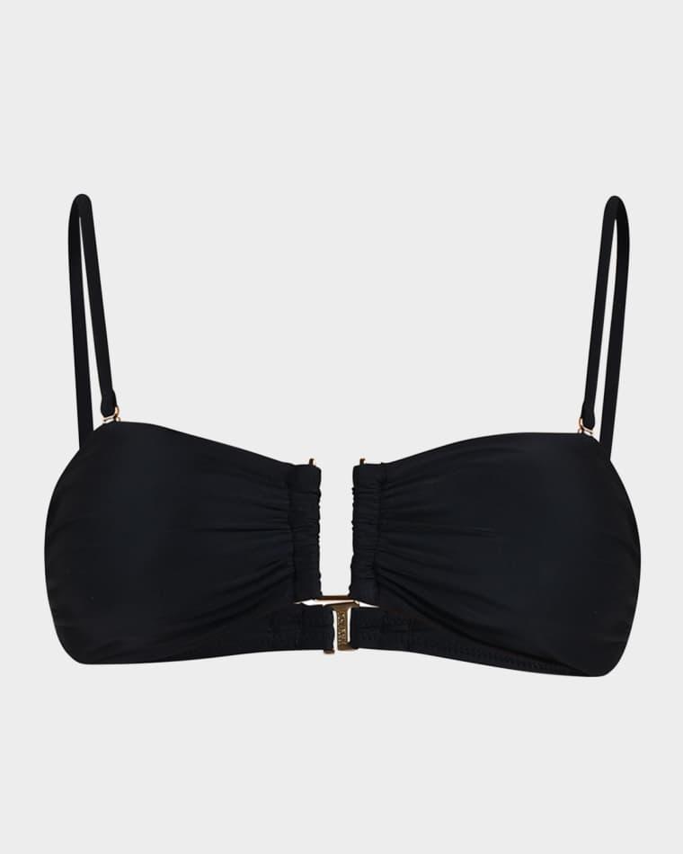 Krysta Solid Bandeau Bikini Top by L'AGENCE