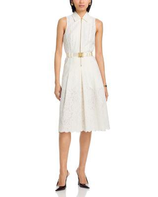Kylo Lace Belted Shirtdress by L'AGENCE