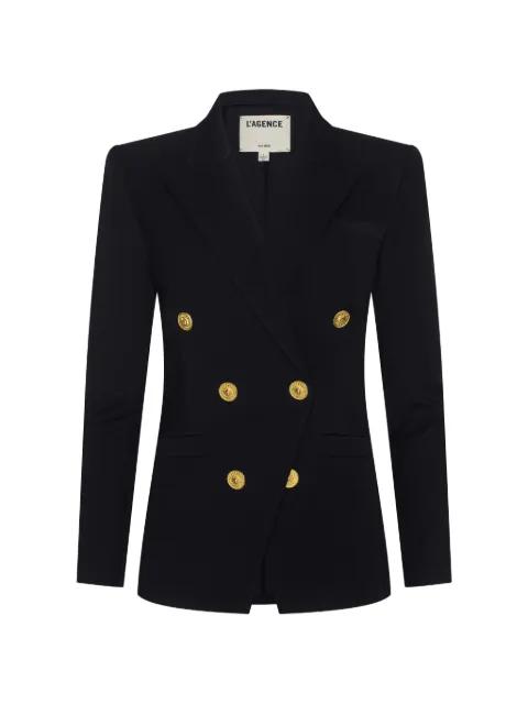 Kyomi button blazer by L'AGENCE