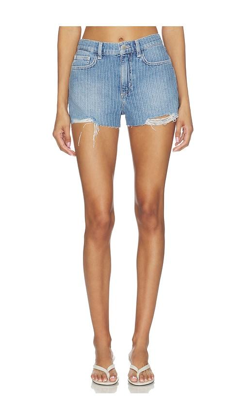 L'AGENCE Clark Short in Blue by L'AGENCE