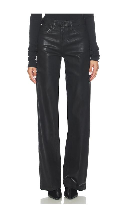L'AGENCE Clayton High Rise Wide Leg in Black by L'AGENCE