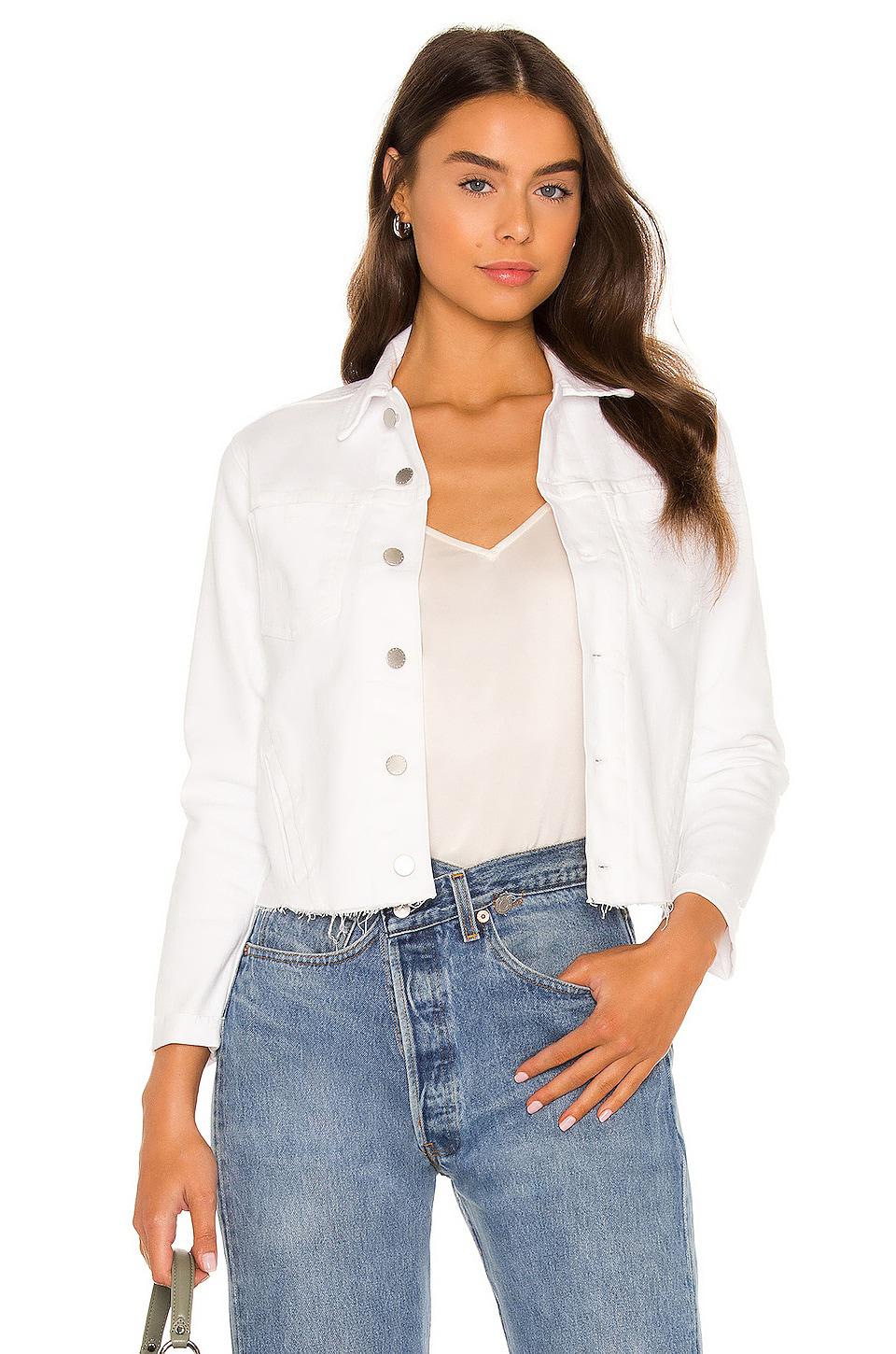 L'AGENCE Janelle Slim Jacket in White by L'AGENCE
