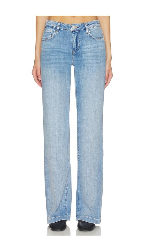 L'AGENCE Joanne Low Rise Wide Leg Jean in Blue by L'AGENCE