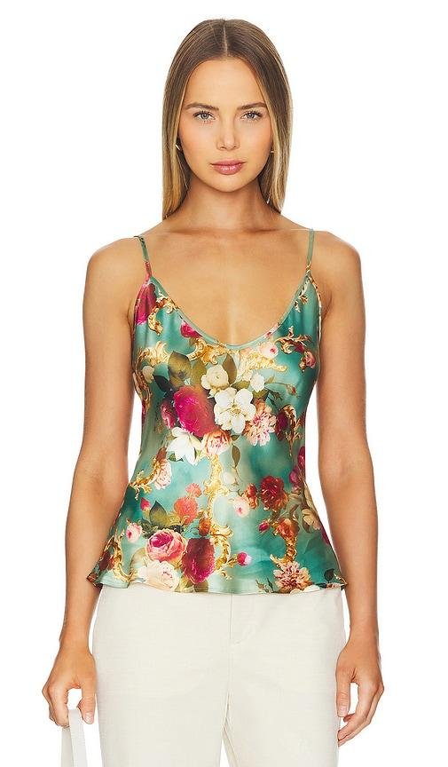 L'AGENCE Lexi Camisole in Green by L'AGENCE