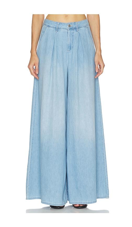 L'AGENCE Lorenza Palazzo Jeans in Blue by L'AGENCE