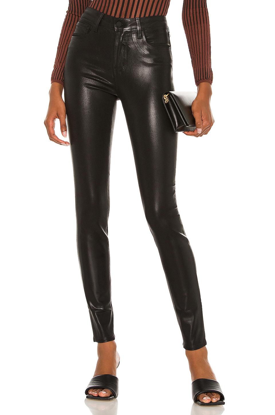 L'AGENCE Marguerite High Rise Skinny Jeans in Black by L'AGENCE