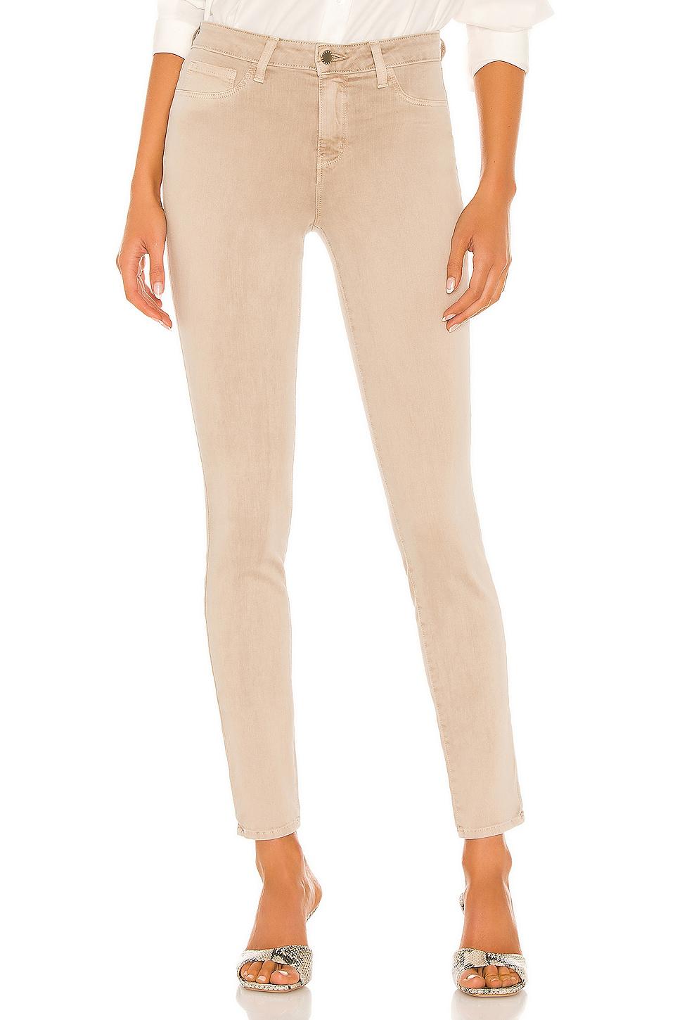 L'AGENCE Marguerite High Rise Skinny Jeans in Tan by L'AGENCE