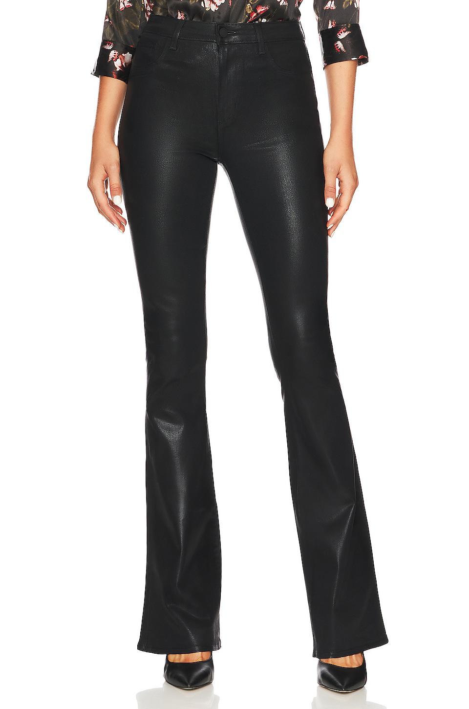 L'AGENCE Marty High Rise Flare Jeans in Black by L'AGENCE