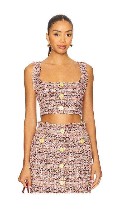L'AGENCE Maylin Bralette Top in Pink by L'AGENCE