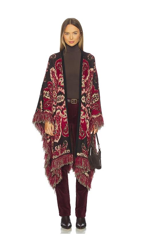 L'AGENCE Naoko Poncho in Black by L'AGENCE