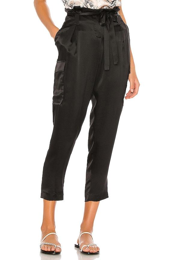 L'AGENCE Roxy Paperbag Cargo Pant in Black by L'AGENCE L'AGENCE Roxy Paperbag Cargo Pant in Black by L'AGENCE
