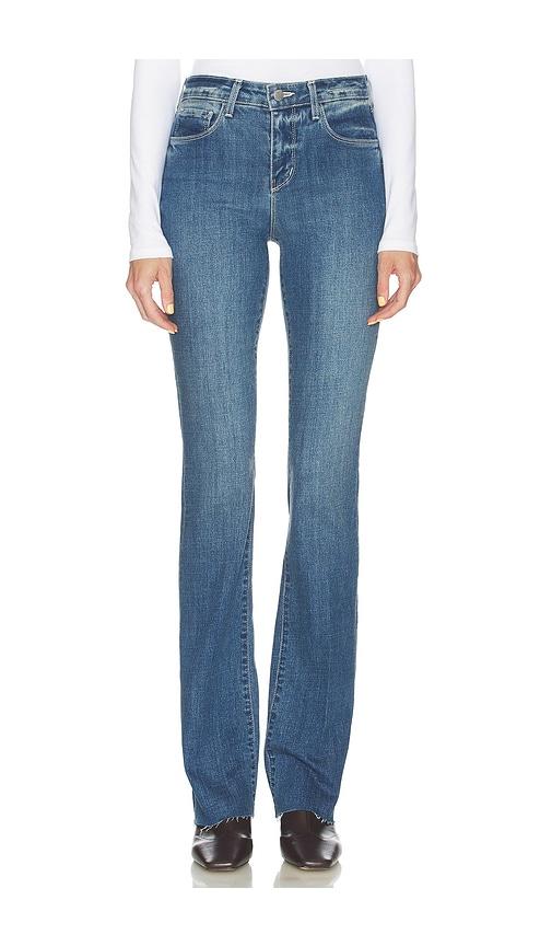 L'AGENCE Ruth High Rise Straight Jean in Blue by L'AGENCE