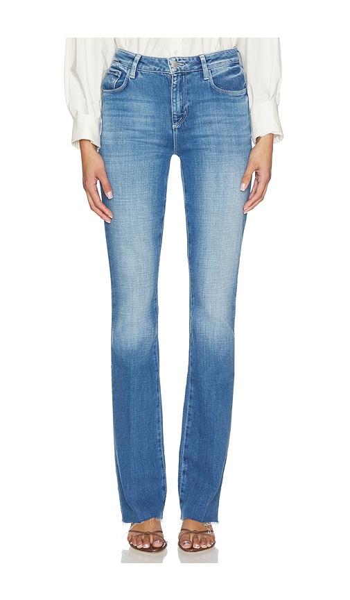 L'AGENCE Ruth High Rise Straight in Blue by L'AGENCE