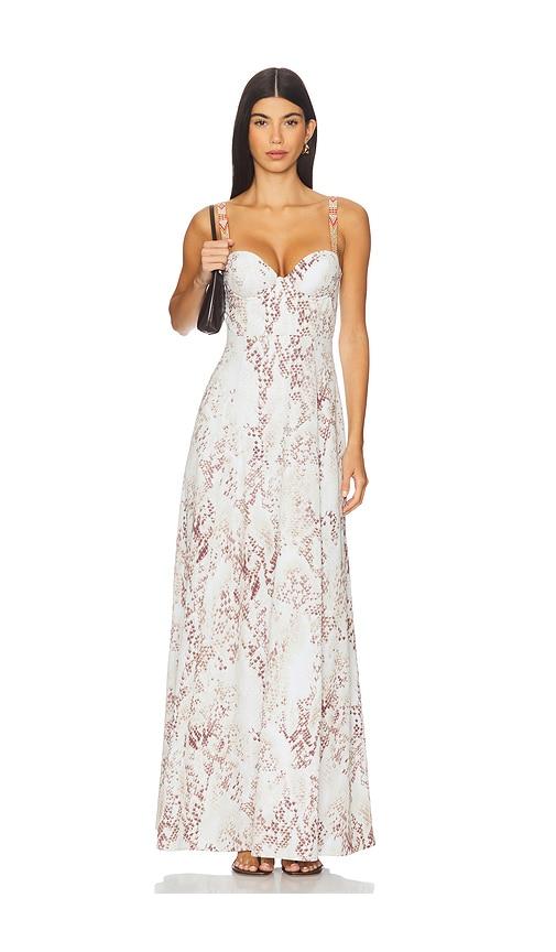 L'AGENCE Sutton Maxi Dress in Ivory by L'AGENCE