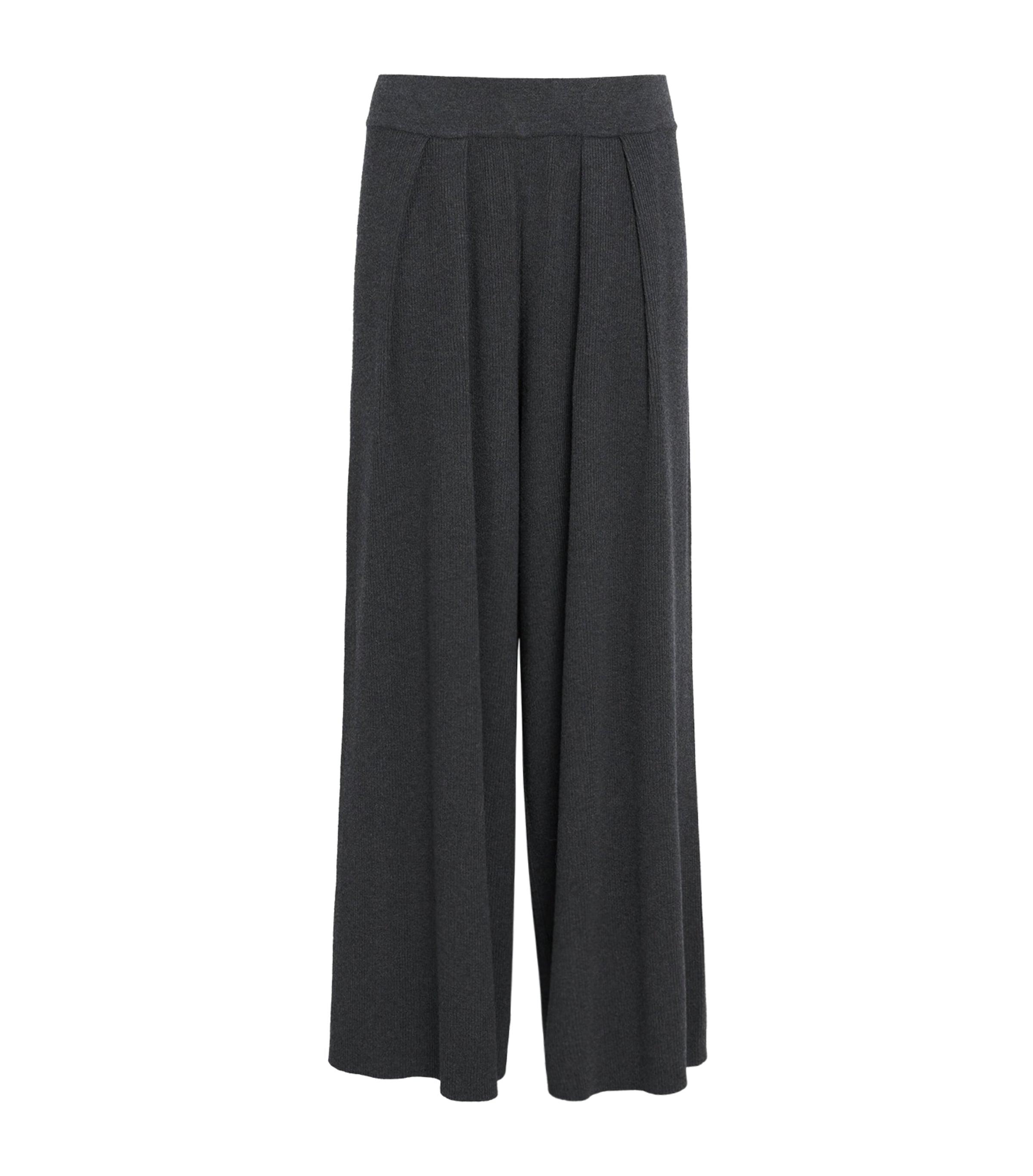 L'Agence Stretch-Knit Milly Wide-Leg Trousers by L'AGENCE