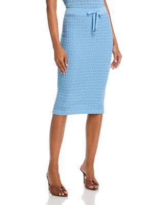 Lacen Pointelle Knit Skirt by L'AGENCE