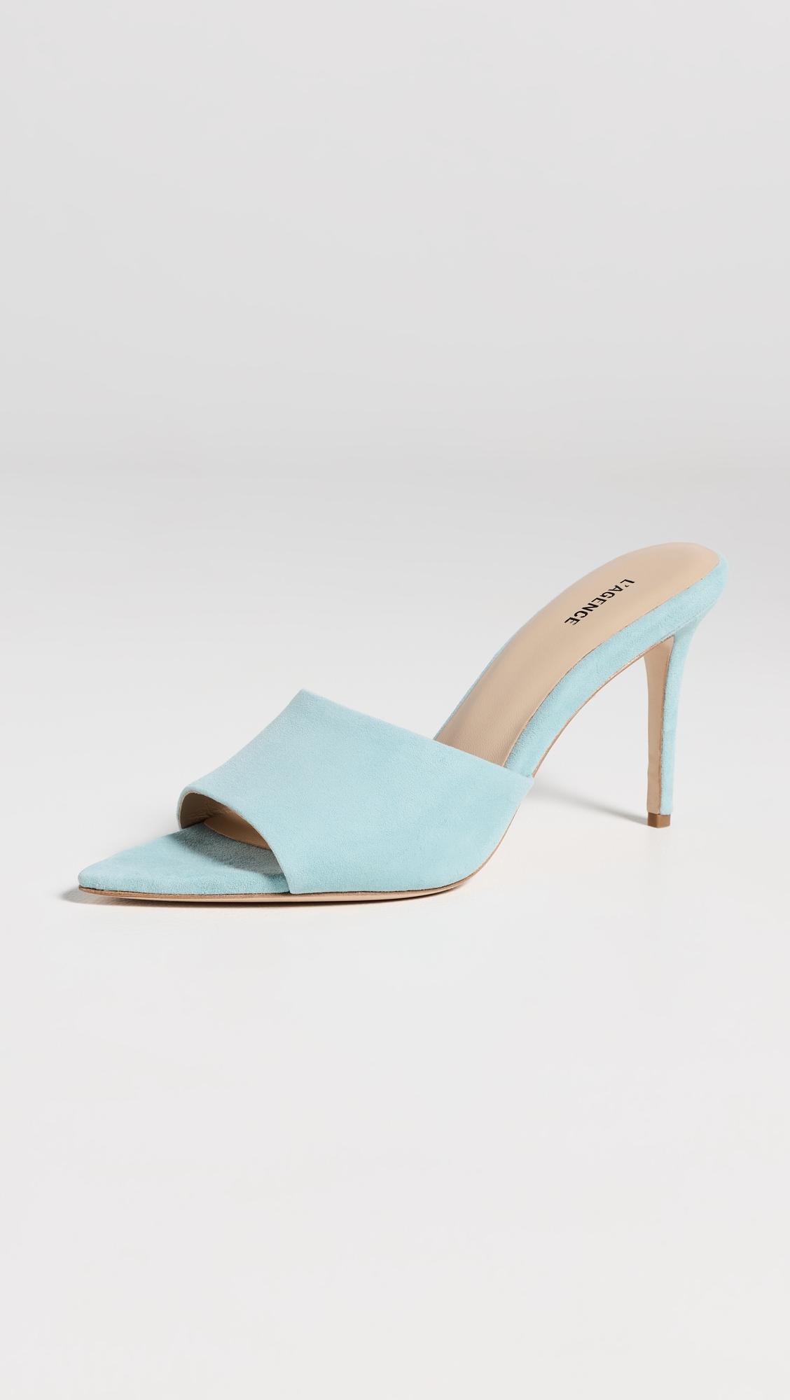 Lolita Suede V Mules by L'AGENCE