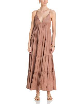 Lua Tiered Maxi Dress by L'AGENCE