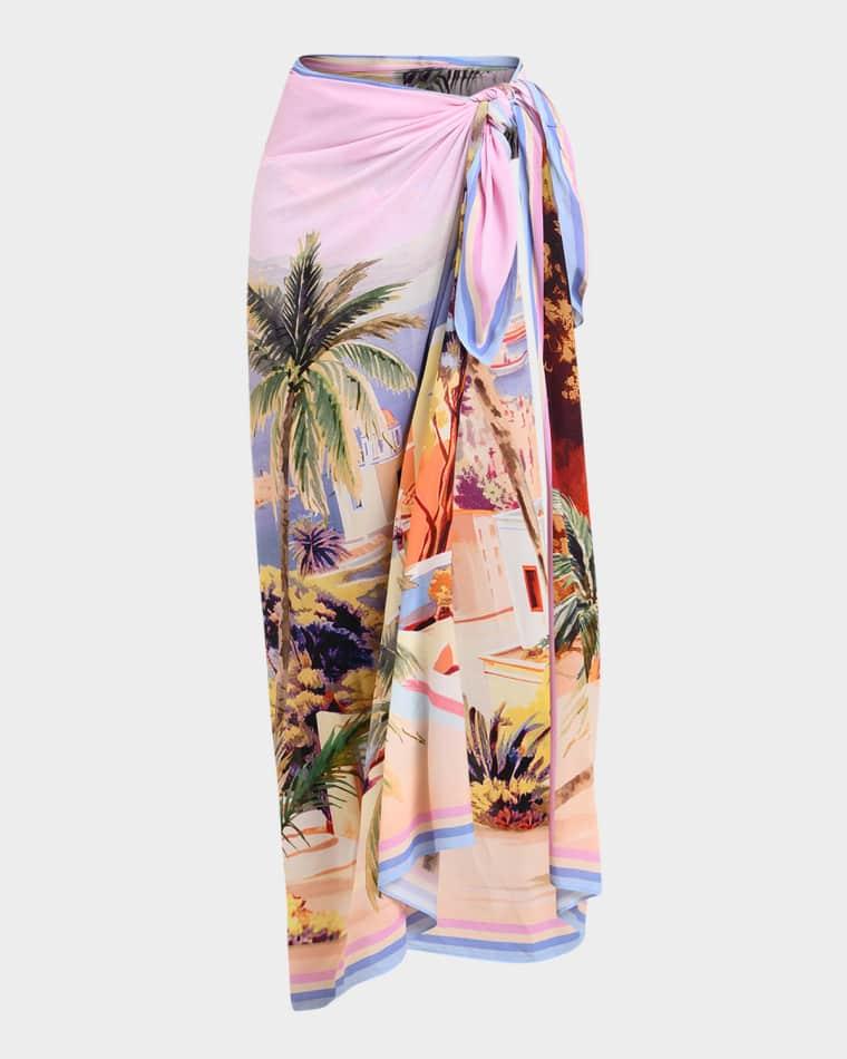 Maribel Postcard Pareo Coverup by L'AGENCE