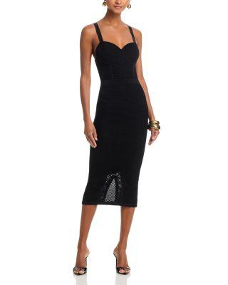 Michelle Bra Cup Pointelle Dress by L'AGENCE