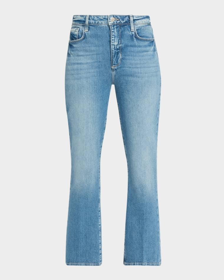 Mira Ultra High Rise Cropped Micro Bootcut Jeans by L'AGENCE