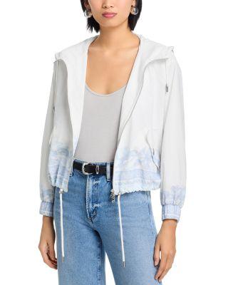 Miro Placed Print Windbreaker by L'AGENCE