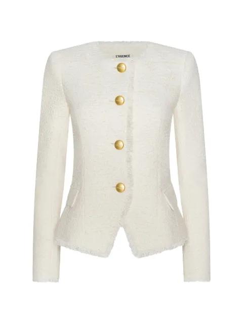 Nerina tweed jacket by L'AGENCE