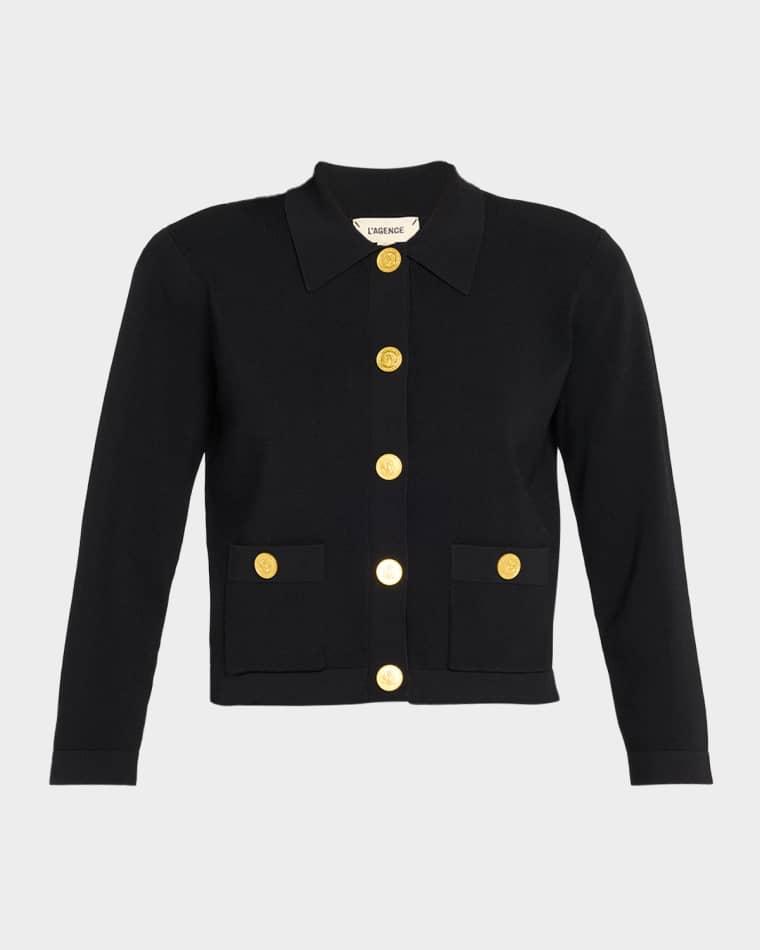 Osiris Collared Cardigan by L'AGENCE