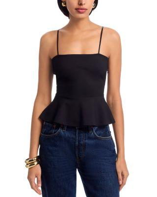 Parisa Peplum Top by L'AGENCE