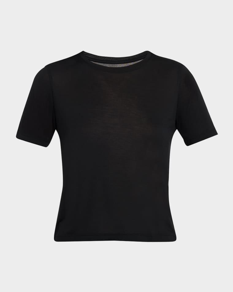 Remy Short-Sleeve Crewneck Tee by L'AGENCE