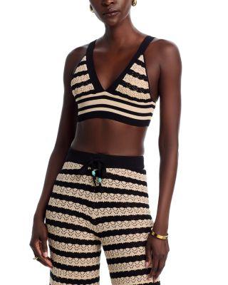 Reverie Pointelle Knit Bra Top by L'AGENCE