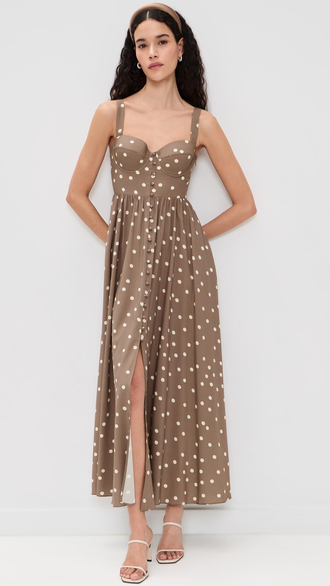 Rosette Maxi Dress by L'AGENCE