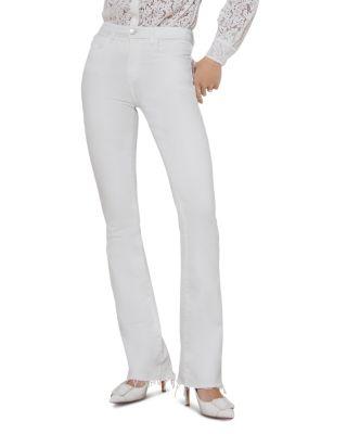Ruth High Rise Straight Jeans in Blanc by L'AGENCE