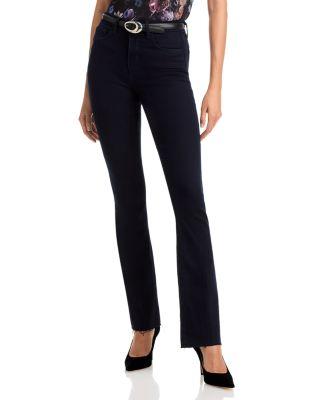Ruth High Rise Straight Jeans in Metro by L'AGENCE