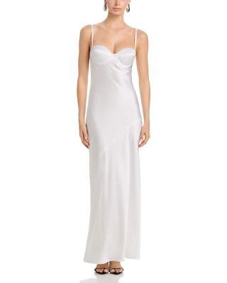 Sayla Silk Bias Cut Maxi Dress by L'AGENCE