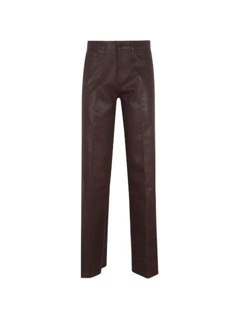 Scottie coated wide-leg jeans by L'AGENCE