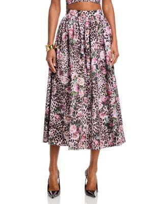 Seina Front Placket Midi Skirt by L'AGENCE