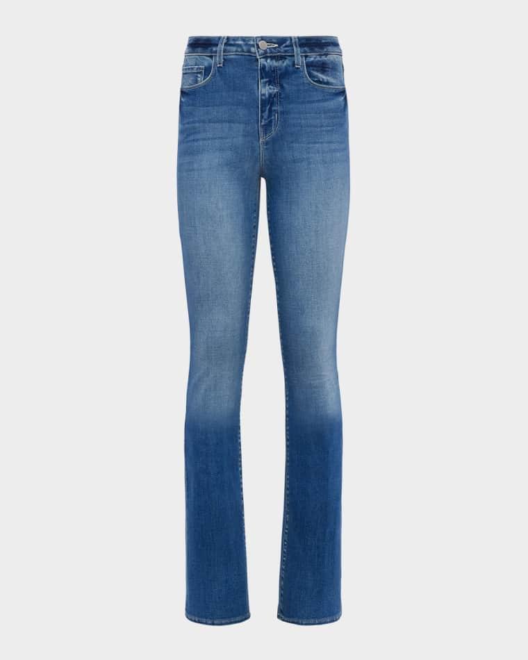 Selma High-Rise Sleek Baby Boot Jeans by L'AGENCE Selma High-Rise Sleek Baby Boot Jeans by L'AGENCE