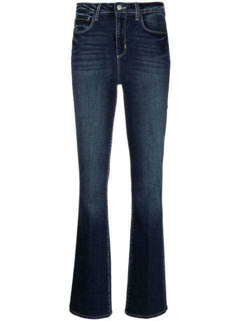 Selma high-rise bootcut jeans by L'AGENCE