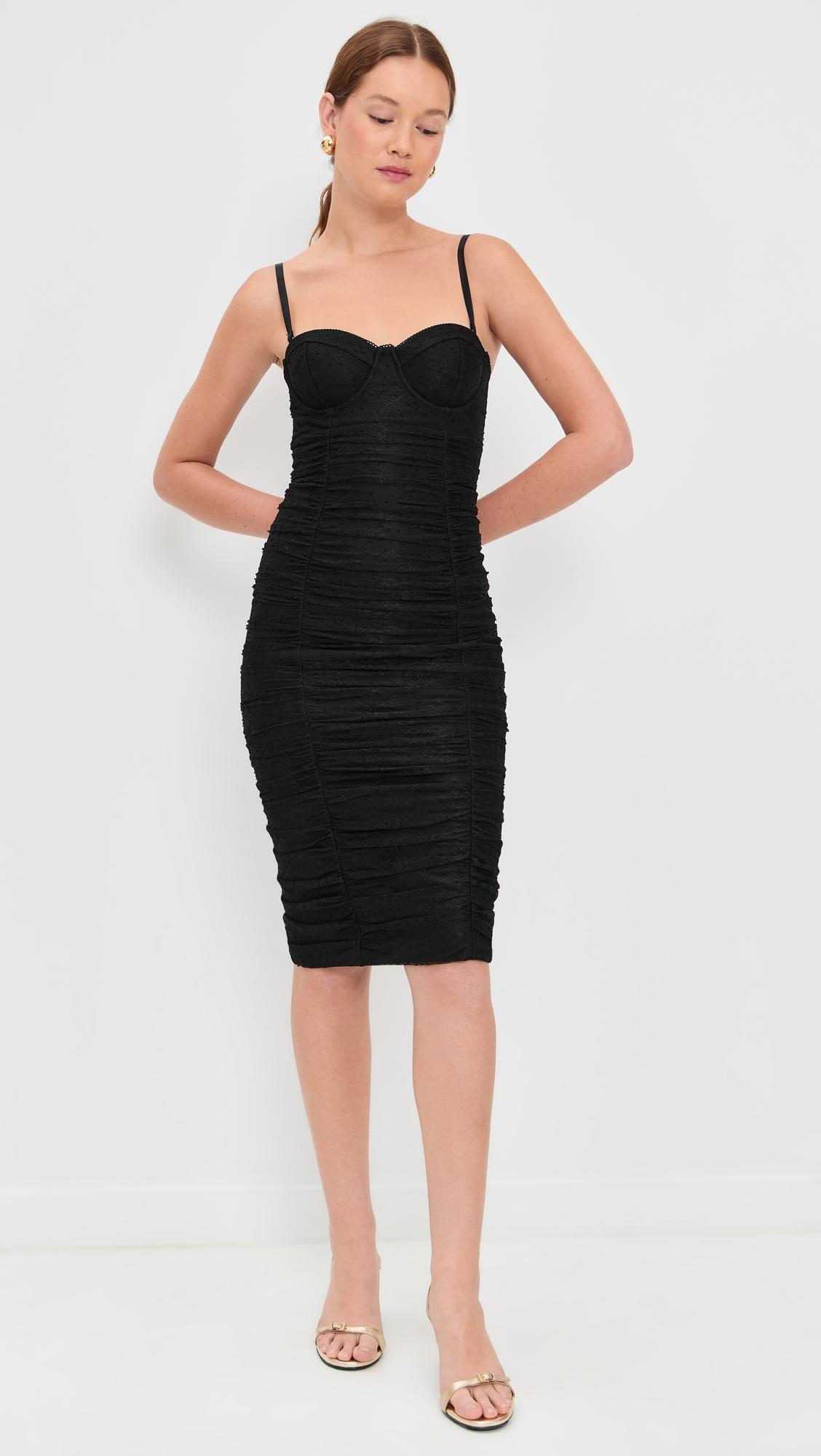Senna Lace Bustier Dress by L'AGENCE