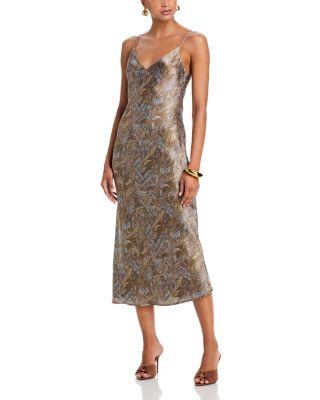 Seridie Silk Slip Dress by L'AGENCE