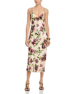 Seridie Silk Slip Dress by L'AGENCE